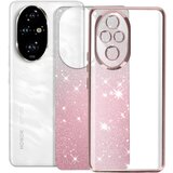 AVIZAR Ovitek za Honor 200 Pro Glitter Pattern Camera Protected, Šampanjec roza, (5000014937) | Shoptok.si