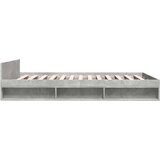  Okvir kreveta s ladicama siva boja betona 135x190 cm drveni | shoptok.hr