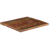 Stolna ploča 70x70x3 8 cm četvrtasta masivno obnovljeno drvo | shoptok.hr