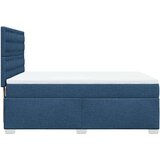 vidaXL Krevet s oprugama i madracem plavi 140 x 190 cm od tkanine | shoptok.hr