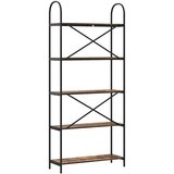 vidaXL Polica Dimljeni hrast 80 x 30 x 183 cm Konstruirano drvo | shoptok.hr