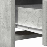  Toaletni stol Betonski sivi 50 x 41 x 135 cm Konstruirano drvo | shoptok.hr