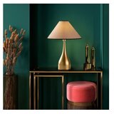 Opviq Stona lampa Luna-15273, 50x50x68 cm, IP20, Zlatno-smeđa boja | Eponuda.ba