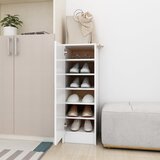 vidaXL Ormarić za cipele bijeli 32 x 35 x 92 cm od iverice | shoptok.hr