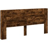  Uzglavlje S LED lampica Dimljeni hrast 200 x 16,5 x 103,5 cm | shoptok.hr