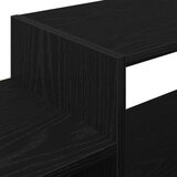 TV ormar za montažu na zid Zidna montaža Crni hrast - Crni hrast 220 cm | shoptok.hr