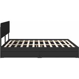  s od storage Crna 200 x 200 cm Konstruirano drvo | shoptok.hr