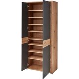XORA garderobna omara barve grafita, hrast artisan | Shoptok.si