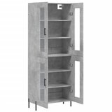  Visoka komoda siva betona 69,5x34x180 cm od konstruiranog drva | shoptok.hr