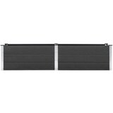  Visoka greda 250x50x54 cm WPC siva | Shoptok.si