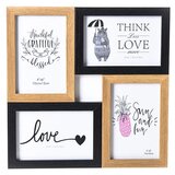  Multiphoto, ram za fotografije, drvo, braon-crna, 10x15cm ( 706305 ) Cene