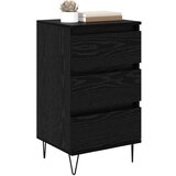  Kreveta Crni hrast 40 x 35 x 70 cm Obrađeno drvo i čelik | shoptok.hr