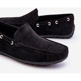 Boto Men's Suede Slip-On Moccasins Black Rayan | Shoptok.si