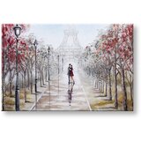  Slikana slika na platnu pariz 90x60 cm | ePonuda.com