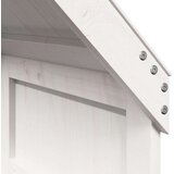 vidaXL Visoka postelja s streho bela 80x200 cm trdna borovina, (21243154) | Shoptok.si