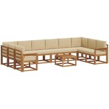  Set vanjskih sofa 11 kom. Prirodna i bež | shoptok.hr
