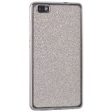  Gumijasti / gel etui Elektro Glitter za Samsung Galaxy S8 - srebrni | Shoptok.si