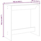 vidaXL Barski stol boja hrasta 102 x 50 x 103,5 cm konstruirano drvo | shoptok.hr