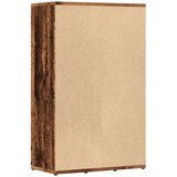 vidaXL Knjižna omara starinski les 45x25x80 cm inženirski les | Shoptok.si