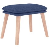  Stolica za ljuljanje od tkanine s osloncem za noge plava | shoptok.hr