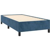 Posteljni okvir temno moder 100x200 cm žamet, (20684487) | Shoptok.si