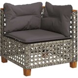  9-dijelni set vrtnih sofa od poliratana s jastucima sivi | shoptok.hr