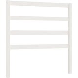 Maison Chic posteljno vzglavje - vzglavna omarica - nočna omarica belo 96x4x100 cm trdna borovina, (21705692) Cene