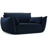 Mazzini Sofas Tamno plava baršunasti fotelja Vanda – | shoptok.hr