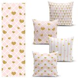 Mila Home Komplet prevlek za blazine in namiznega tekača 5 ks – | Shoptok.si