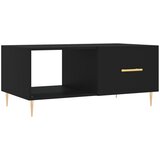 Maison Chic Klubska mizica - kavna mizica - Nizka mizica črna 90x50x40 inženirski les, (21755297) | Shoptok.si