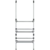 Viseći stalak za sušenje rublja s 3 razine aluminijski | shoptok.hr
