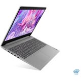 Lenovo ideapad 3 15IGL05 (platinum grey) full hd, celeron N4120, 4GB, 256GB ssd (81WQ00PXYA) cene