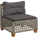 10-dijelni set vrtnih sofa od poliratana s jastucima sivi | shoptok.hr