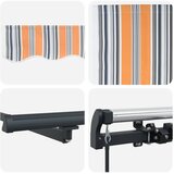  Skrovita tenda Šareni 300 x 250 cm Poliester i čelik | shoptok.hr