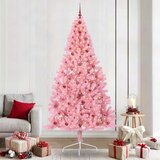  Umjetno predsvijetljeno božićno drvce Ružičasta 240 cm PVC | shoptok.hr