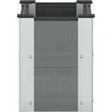  Povišena vrtna gredica Siva 50 x 30 x 36 cm | Eponuda.com