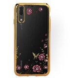 Nillkin Silikonski ovitek z rožicami za Huawei P20 - zlat | Shoptok.si
