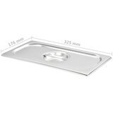  Poklopci za posude GN 1/3 4 kom od nehrđajućeg čelika | shoptok.hr