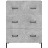  Visoka komoda siva betona 69,5x34x180 cm od konstruiranog drva | shoptok.hr