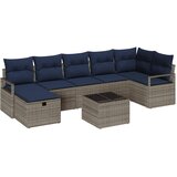  Set sofe s jastukom 8 pcs Siva i mornarsko plava poliratan | Eponuda.com