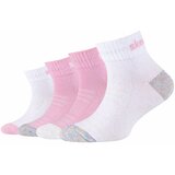 Skechers 4ppk girls mesh ventilation quarter socks sk42042-1001 Cijene