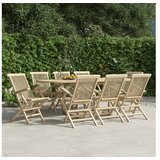  Sklopive vrtne stolice 8 kom sive 56x61x89 cm masivna tikovina | shoptok.hr
