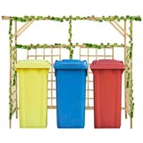  Vrtna pergola za 3 smetnjake impregnirana borovina, (20758586) | Shoptok.si