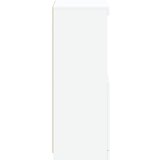  Komoda s LED svjetlima bijela 41x37x100 cm Slike