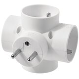  Okrugli razdelnik za utičnice 4x10A/250V | Eponuda.com