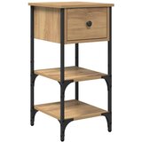  Noćni ormar 2 pcs Smeđa 33.5 x 36 x 70 cm Konstrukcijsko drvo | shoptok.hr