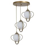 Opviq nepal 3 Lü tepsili eskitme beyaz Camlı Sarkıt antiquewhite chandelier | ePonuda.com