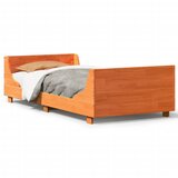  Okvir kreveta bez madraca voštano smeđi 75 x 190 cm od borovine | shoptok.hr