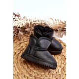 Boto Children's insulated snow boots with fur lining black Benigna | Shoptok.si