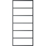 vidaXL Klizna vrata s priborom ESG staklo i aluminij 90 x 205 cm | shoptok.hr